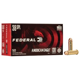 Federal American Eagle .38 Special 130 gr FMJ 50-Round Box