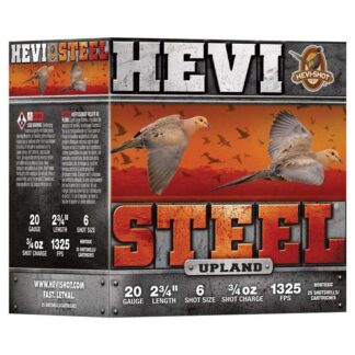 Environ Metal Inc HEVI-Shot HEVI-Steel Upland 20ga 2-3/4 in #6 Steel 1 oz