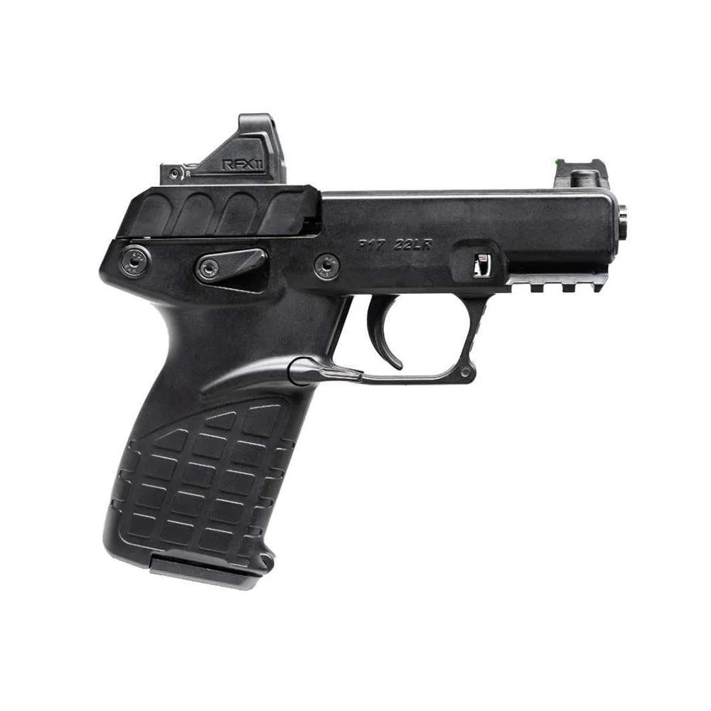 KelTec P17 Semi-Auto .22 LR 3.8 in Threaded Barrel with Fiber Optic Sights, Optic & Holster