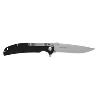 Kershaw Chill Manual Folder Knife 3.10 in Drop-Point Blade Bead-Blasted 8Cr13MoV Steel Black G10 Handle