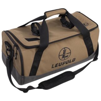 Leupold Optics Go Gear Duffle 21 in Tan/Black Nylon Duffle Bag