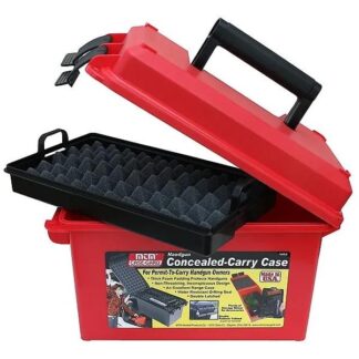 MTM HCC30 Conceal Carry Handgun Case Red