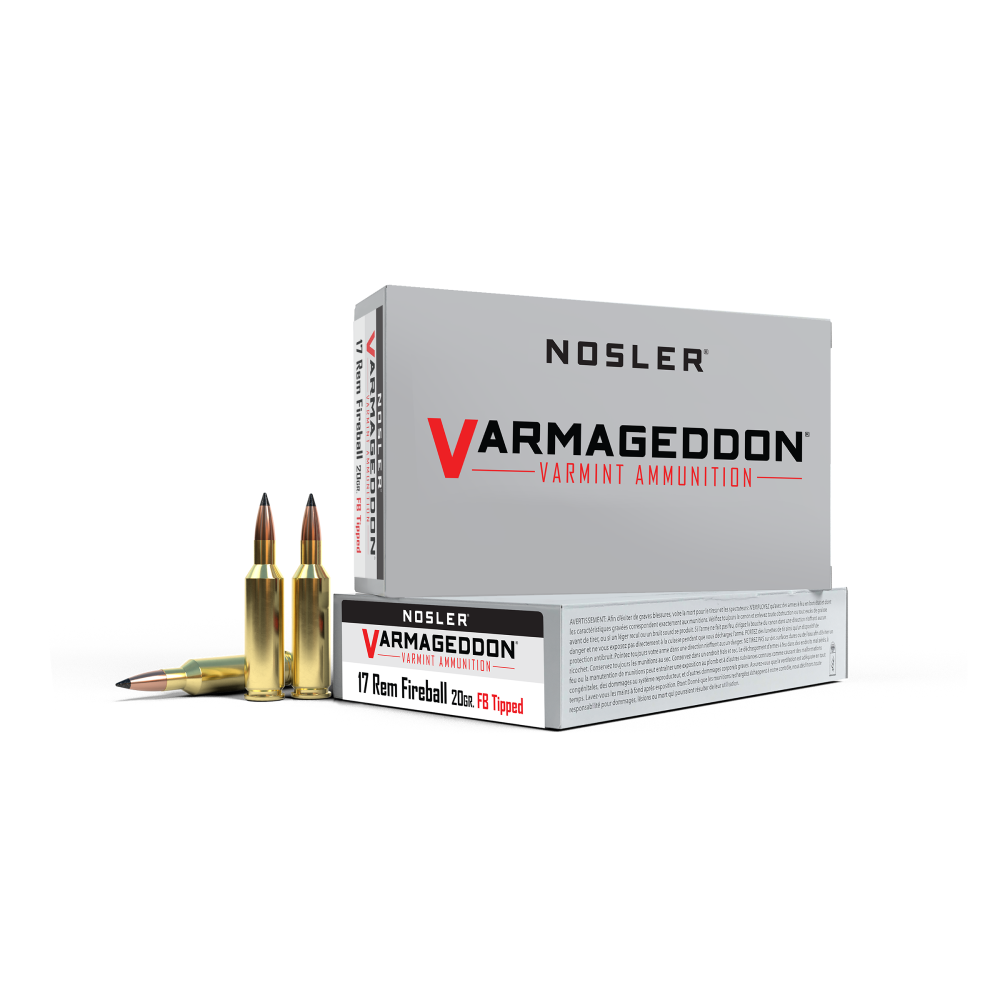 Nosler Varmageddon .17 Remington Fireball 20 gr FB Tipped 20 Rounds