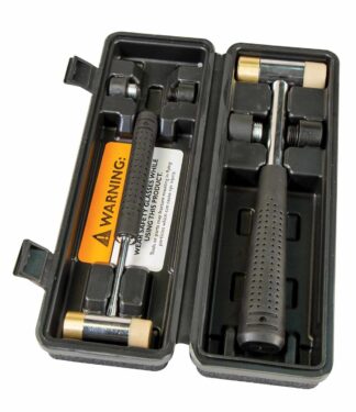 AOB Master Gunsmith Interchangeable Hammer Set, 10 oz/6 oz, Includes Blow Molded Case