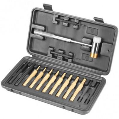 Wheeler Hammer and Punch Set with Carry Case (15-Piece)