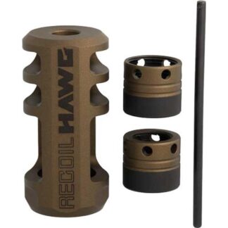 Browning Recoil Hawg Standard Muzzle Brake Smoked Bronze, 5/8x24 and 1/2x28