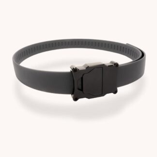 Shield Arms Apogee Belt 1.5 in Width Grey with Black Buckle