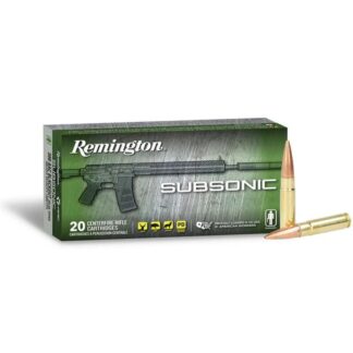 Remington Subsonic .300 AAC Blackout 220 gr Open Tip Flat Base, 20 Rounds