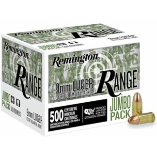 Remington Range 9mm Luger 115 Grain FMJ 1145 fps