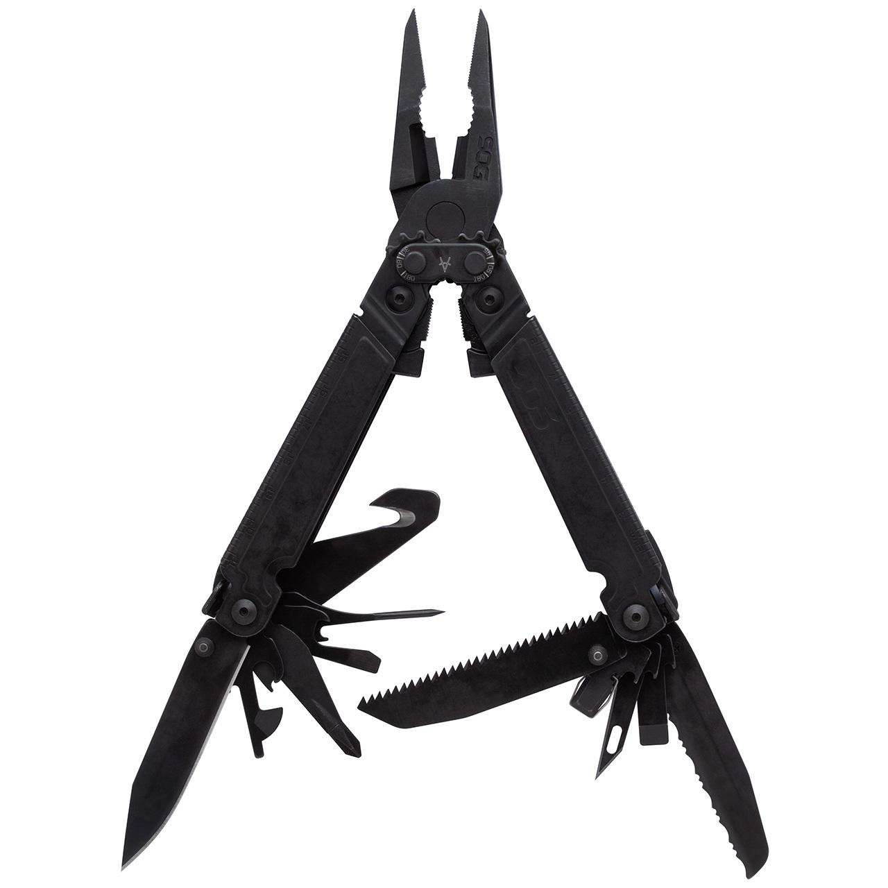SOG PowerAccess Assist MT Multi-Tool 21 Tools, 5CR15MOV, Black, 2.74 in Blade