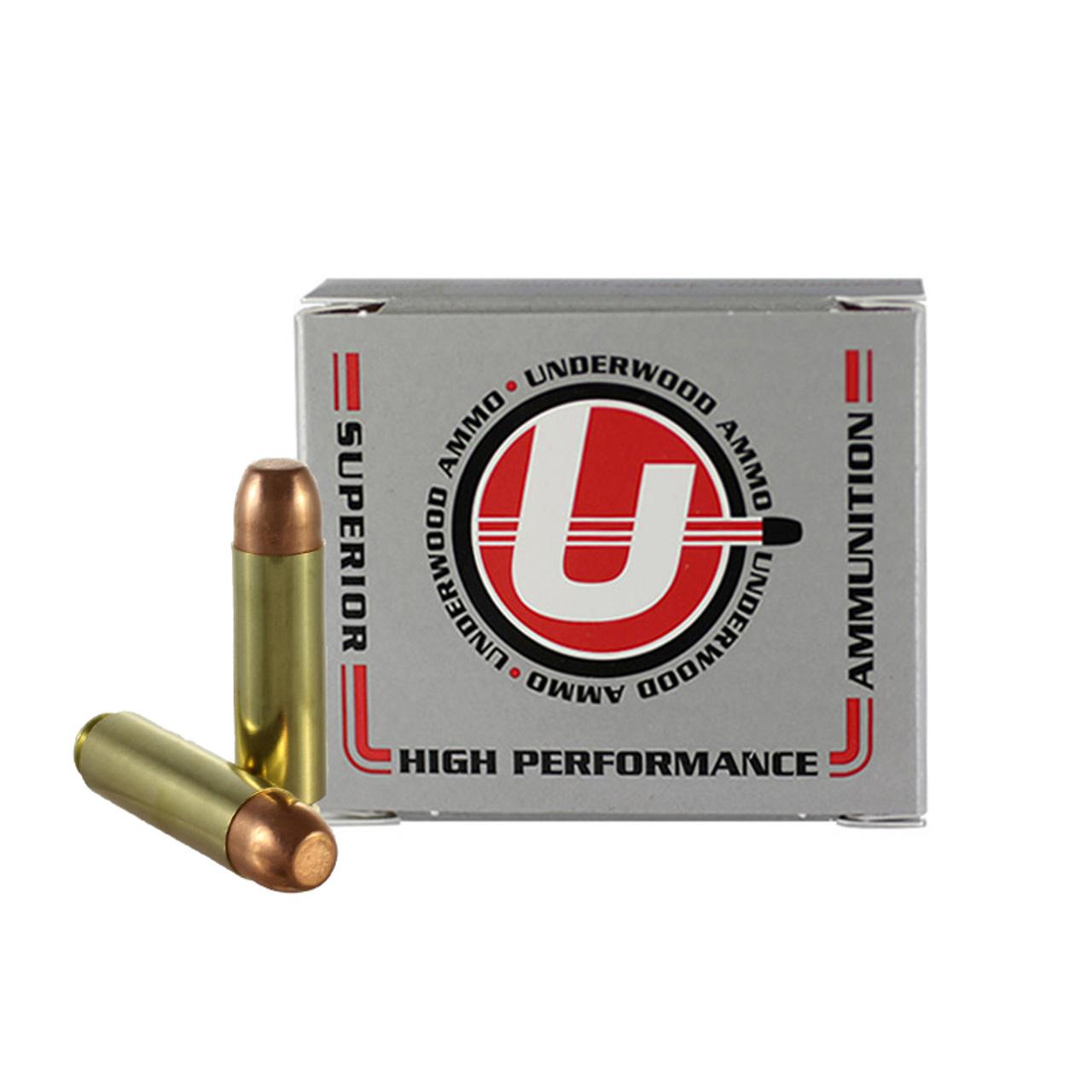 Underwood Ammo .50 Beowulf 350 gr FMJ-FN 20 Rounds