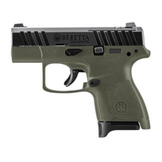Beretta APX A1 Carry Striker-Fired 9mm 3" Blued Barrel OD Green Polymer/Black Serrated Slide