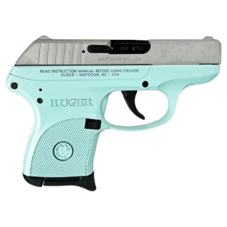 Ruger LCP 380 ACP Pistol 2.75" Barrel Robin's Egg Blue Frame Silver Slide