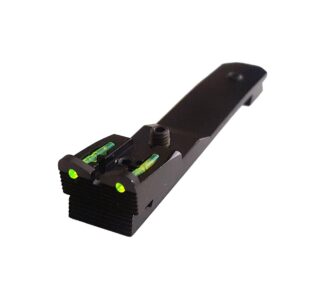 North Pass Ltd. Hiviz Green Universal 3/8 in Dovetail Adjustable Rear Rifle Sight