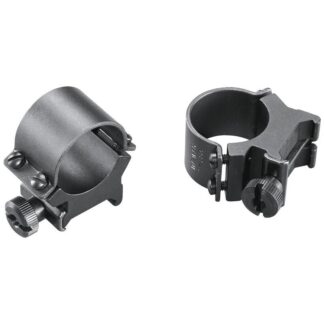 Weaver Sure Grip Quick Detach Scope Rings, 1" High, Matte Black