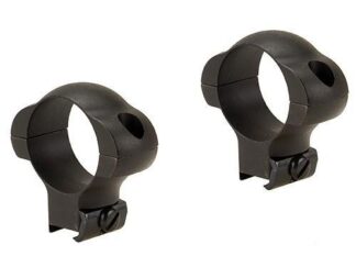 Weaver Grand Slam .22 cal Rimfire Ringmounts 1" High Matte Black