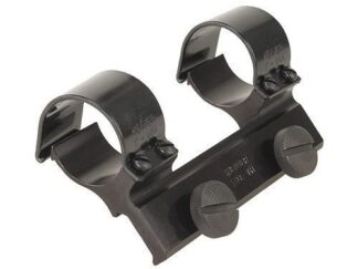 Weaver Detachable Side Mount 1" High Bracket Rings for 1" Tubes, Black