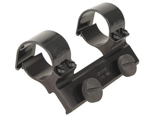Weaver Detachable Side Mount 1" High Bracket Rings for 1" Tubes, Black