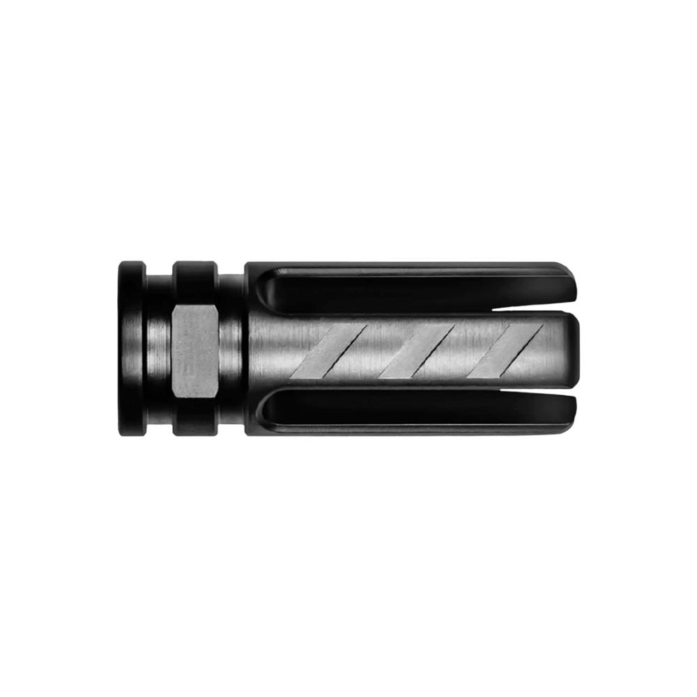 Rise Armament Veil .22 Cal Flash Hider 2.25 in, 1/2x28 Thread, Black Nitride