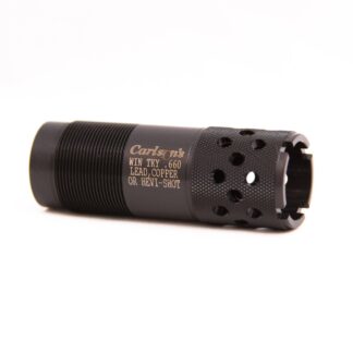 Carlsons Extended Turkey Ported Choke Tube, 12 Gauge, Invector, Matte Blue, 7.7000 Length