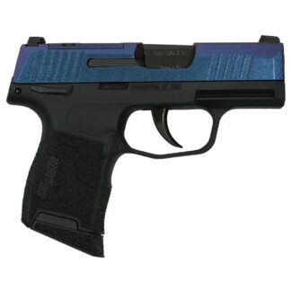 SIG Sauer P365 Mongoose Purple 9mm Luger Micro-Compact 3.1 in Barrel 10rd (2) Manual Safety