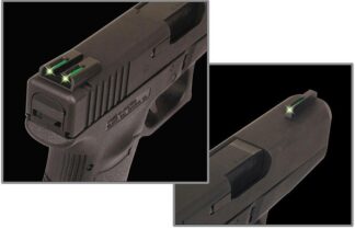 Truglo TFO Novak 1911 .260/.500 Front/Rear Green Tritium/Fiber-Optic Sights