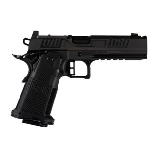 Alpha Foxtrot AF1911-Romulus MOS Adapter Handgun 9mm Luger 17(1) & 20rd(1) Magazines 5" Comp Bull Barrel DLC Black