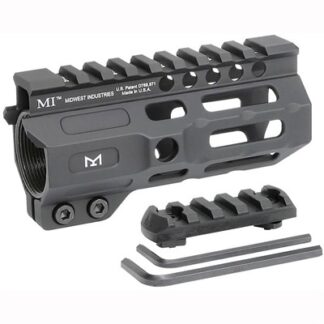 Midwest Industries Combat Rail M-LOK Free Float Handguard 4.5 in Black