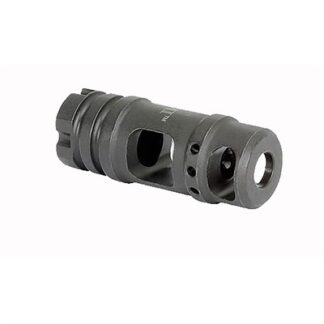 Midwest Industries MIMB6 .30 Cal Muzzle Brake, M14x1 LH Threads, Black Phosphate Steel