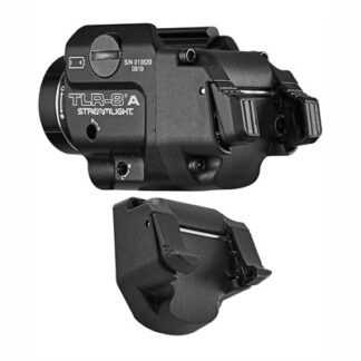 Streamlight TLR-8X Rail-Mounted Light with Red Laser, Black Anodized, 500 Lumens