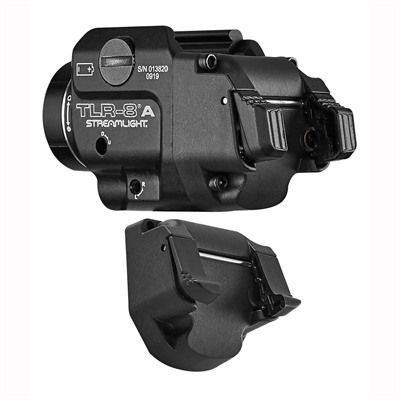 Streamlight TLR-8X Rail-Mounted Light with Red Laser, Black Anodized, 500 Lumens