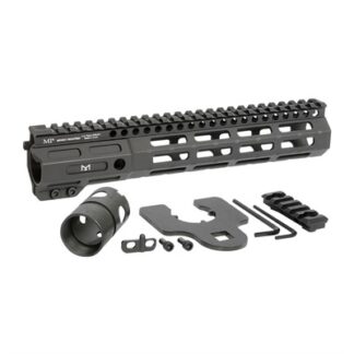 Midwest Industries Night Fighter M-Lok 10.5 in Handguard, Black Hardcoat Anodized Aluminum
