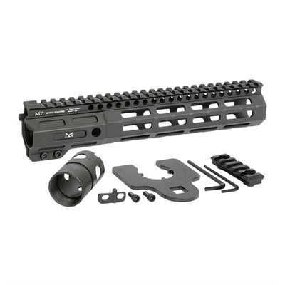 Midwest Industries Night Fighter M-Lok 10.5 in Handguard, Black Hardcoat Anodized Aluminum