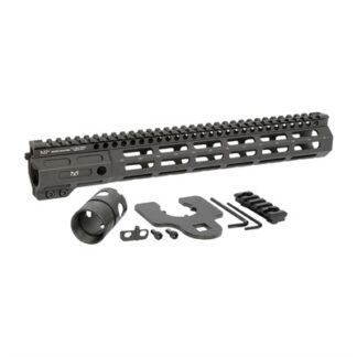 Midwest Industries Night Fighter M-Lok 13.5 in Black Hardcoat Anodized Aluminum Drop-In Handguard