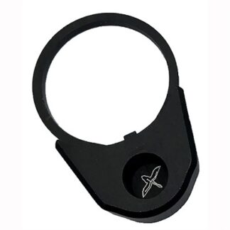 Forward Controls Design End Plate with 3 QD Sling Swivel Sockets, 4140 BLK DLC