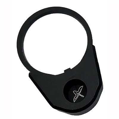 Forward Controls Design End Plate with 3 QD Sling Swivel Sockets, 4140 BLK DLC