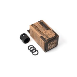 Strike Industries Micro Circle Threaded Compensator 1/2"x28, Black Steel