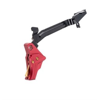 Tyrant CNC ITTS Trigger with Trigger Bar for Glock G3/G4 Red/Gold