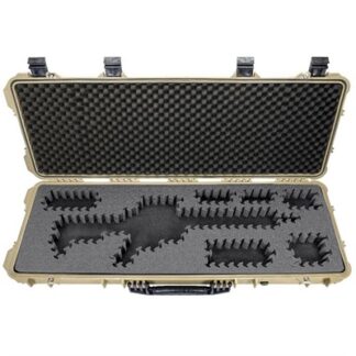 Eylar 44 in Hard Rifle Case with Ragar Foam Insert, Tan