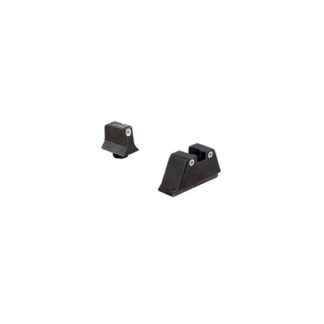 Trijicon GL201-C-600649 3-Dot Suppressor Height Night Sight Set, White Outline/Green Lamps