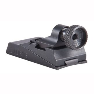REMINGTON 700 ADJ PEEP WGRS RECEIVER REAR SIGHT BLACK