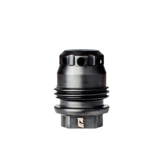Rugged Suppressors M2 Brake 1/2x28 TPI Black Anodized, 1.3 in Length, 1.5 oz