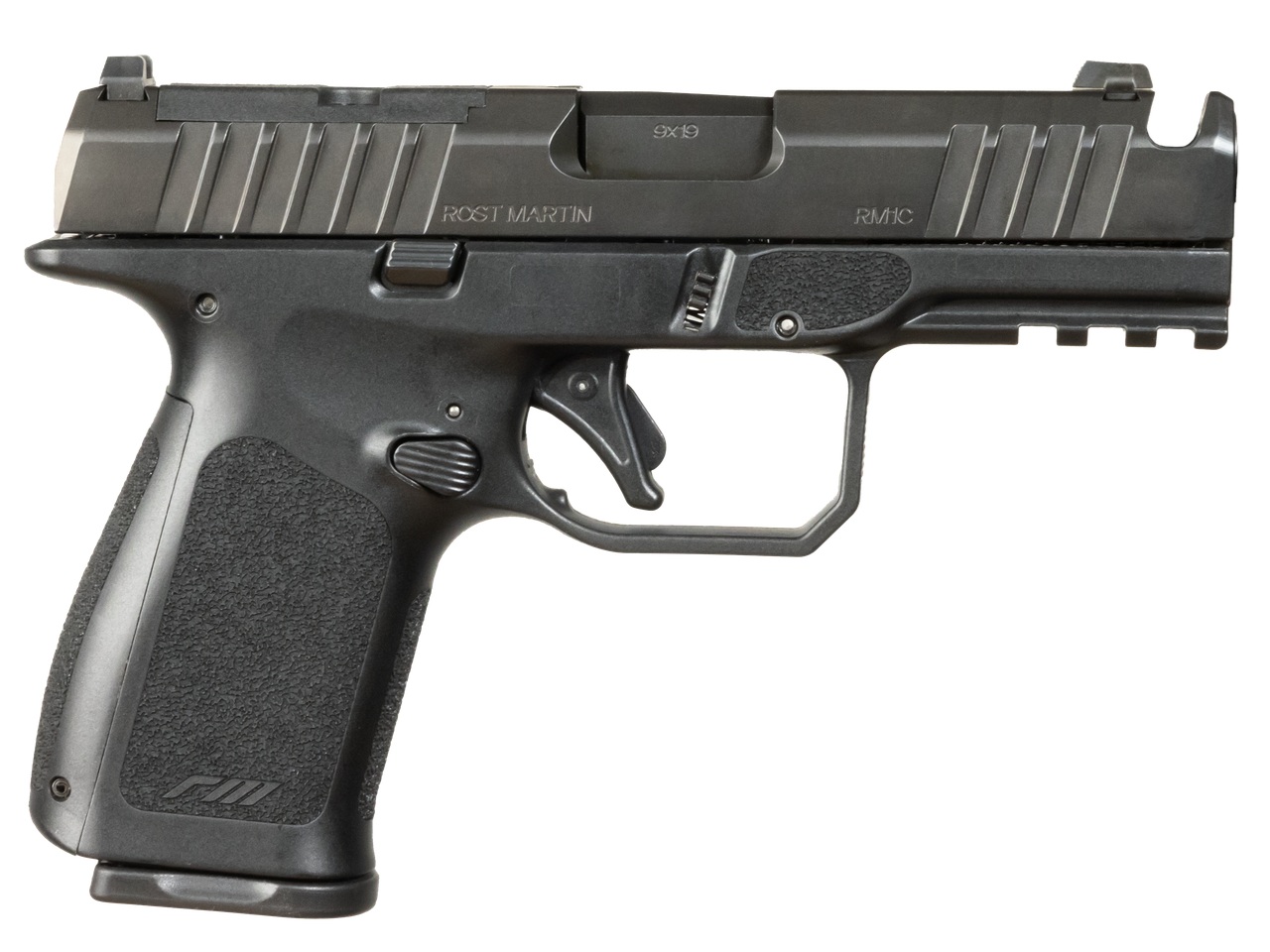 Rost Martin RM1C 9mm 4 in Compensator Black 10+1-Round Semi-Auto Pistol