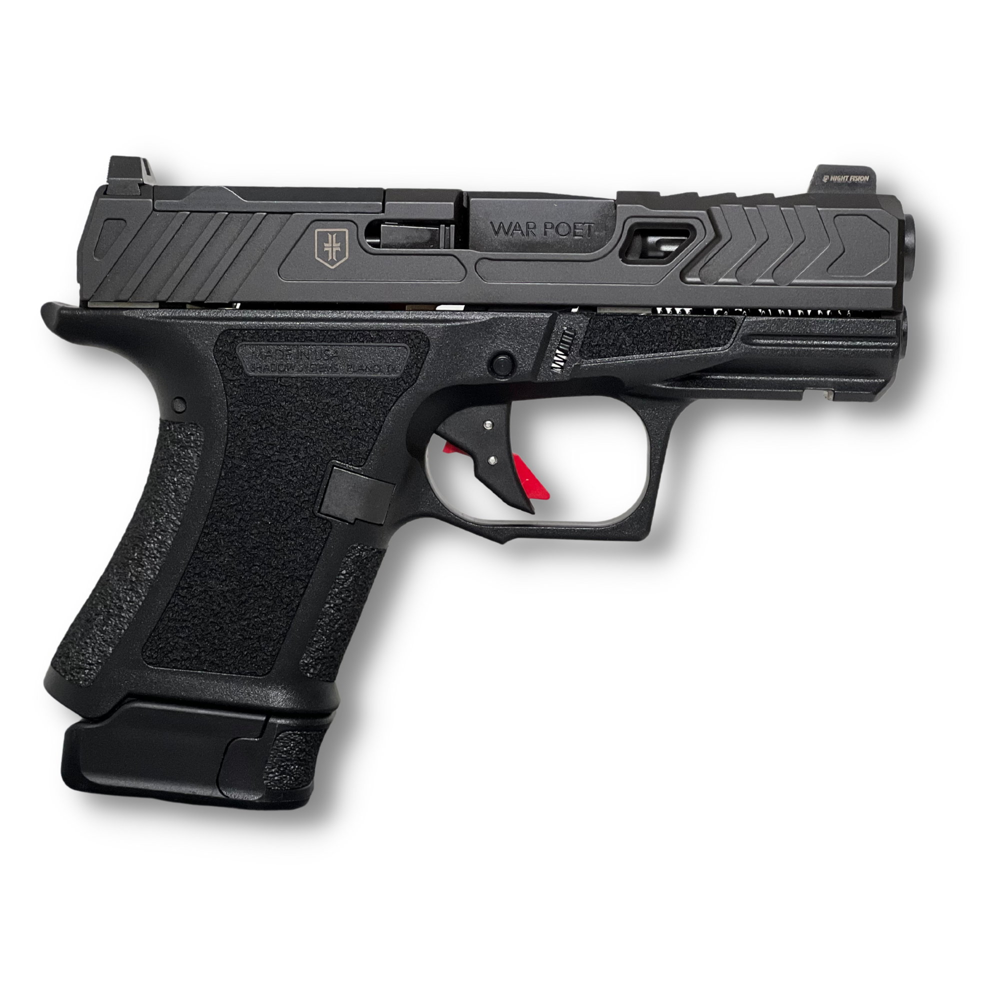Shadow Systems CR920 War Poet 9mm Striker-Fired Semi-Auto, 3.41 in, 13+1, Black