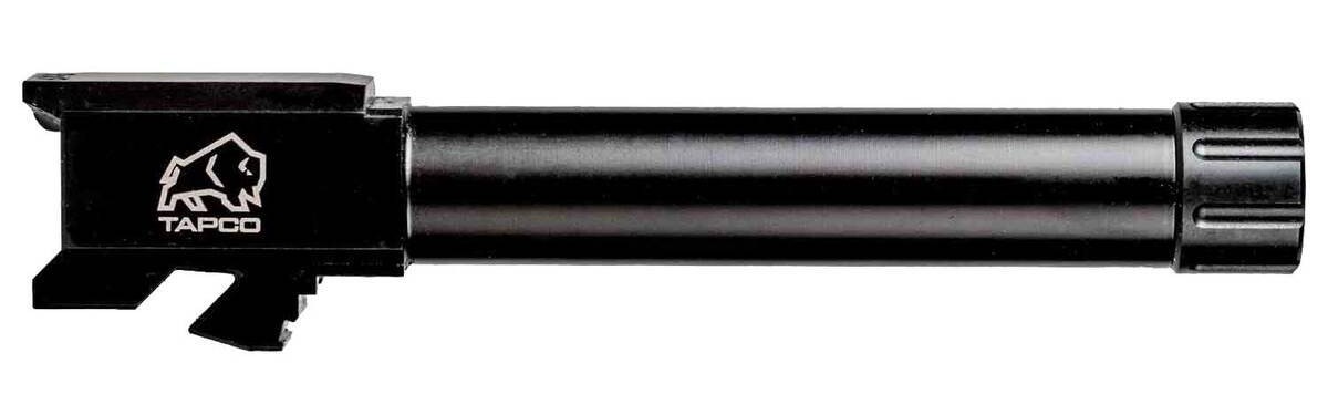 Tapco Glock 19 9mm Threaded Barrel, 1/2x28, Black Nitride Stainless Steel