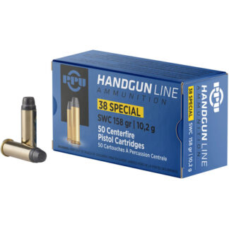 PPU Prvi Partizan .38 Special 158 gr Semi-Wadcutter 50 Rounds