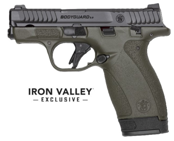 Smith & Wesson M&P Bodyguard 2.0 .380 Auto 2.75 in Barrel OD Green Thumb Safety