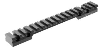 Leupold Back Country 1-Piece Cross-Slot Base Picatinny Rail for Browning X-Bolt Long Action (2 LA) Black