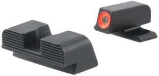 Ameriglo SG434 Protector Sight Set for SIG P320, Green Tritium Front, Orange Outline, Black Serrated Rear