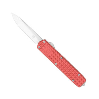 Cobratec Small Warrior OTF Knife 2.25 in Blade, M390 Steel, Red
